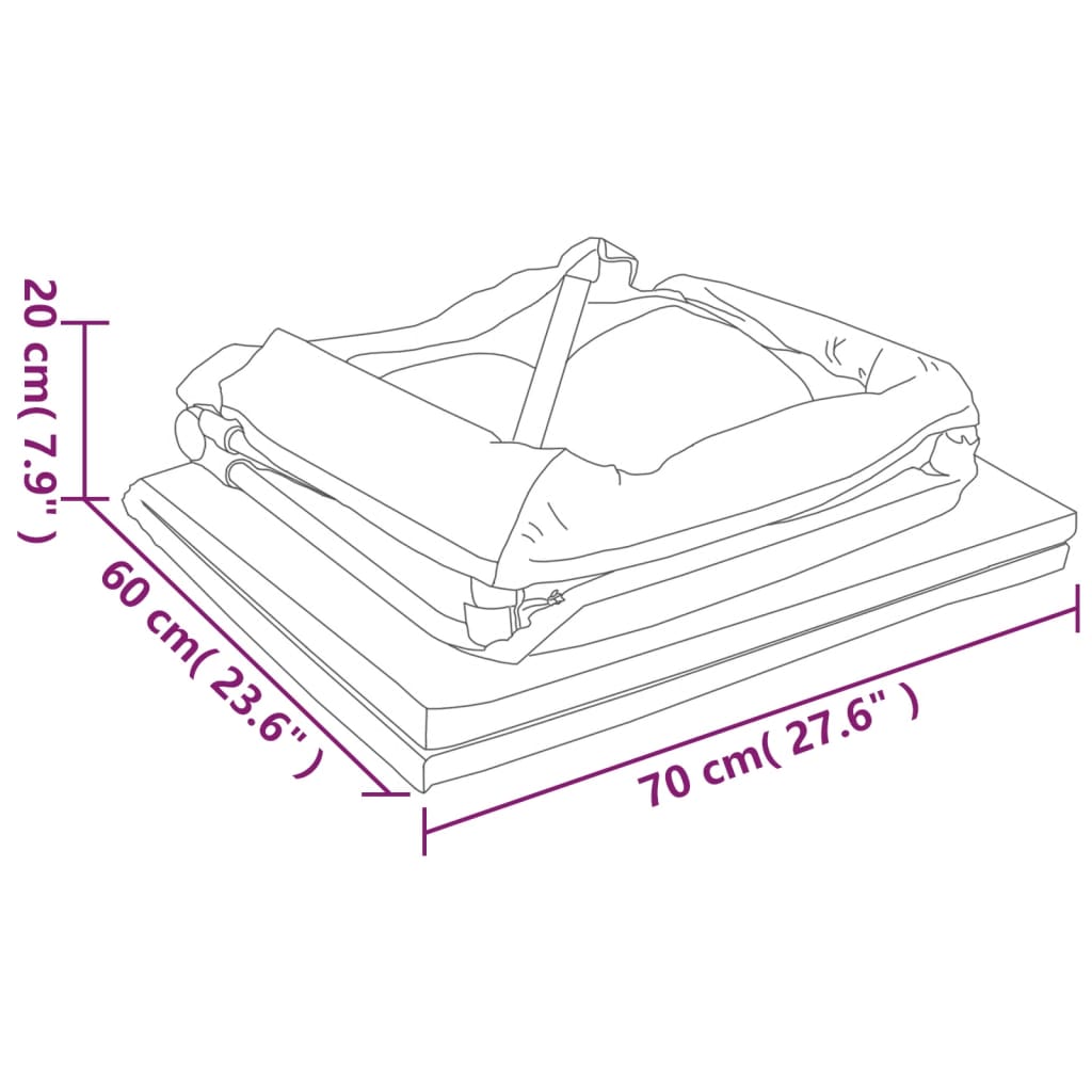 vidaXL Dětská ohrádka s matrací taupe lněná tkanina