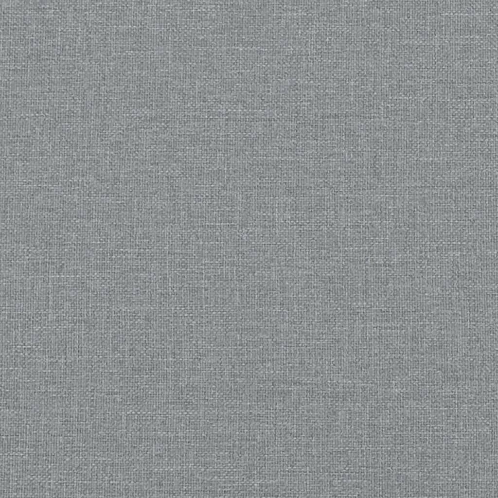 vidaXL Chesterfield pohovka 3místná světle šedá textil