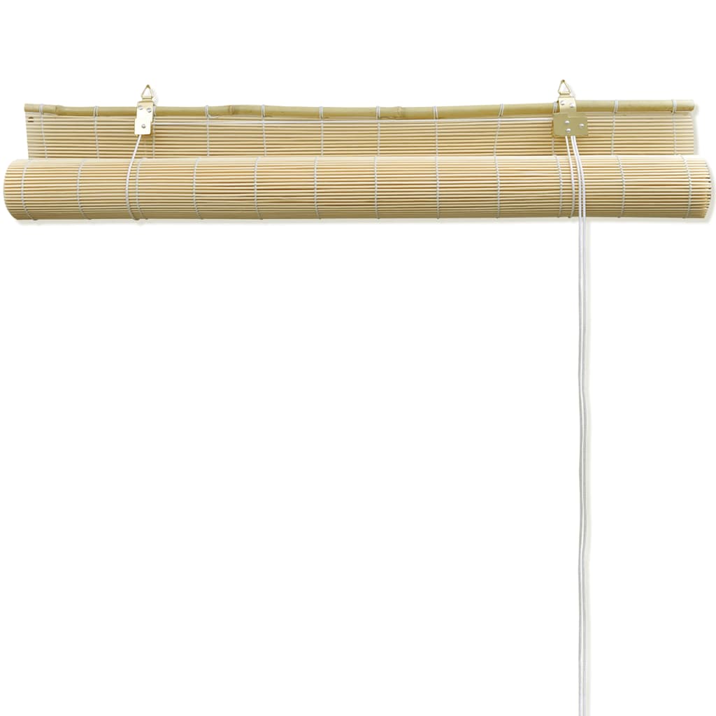 Přirozeně zbarvená bambusová roleta 140 x 160 cm