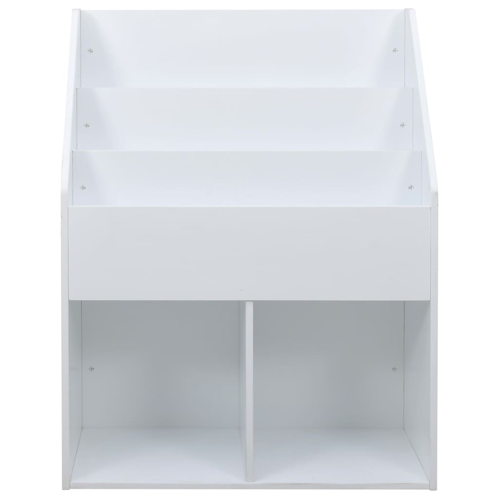 vidaXL Dětská skříňka s lavicí bílá 60 x 78 x 78 cm MDF