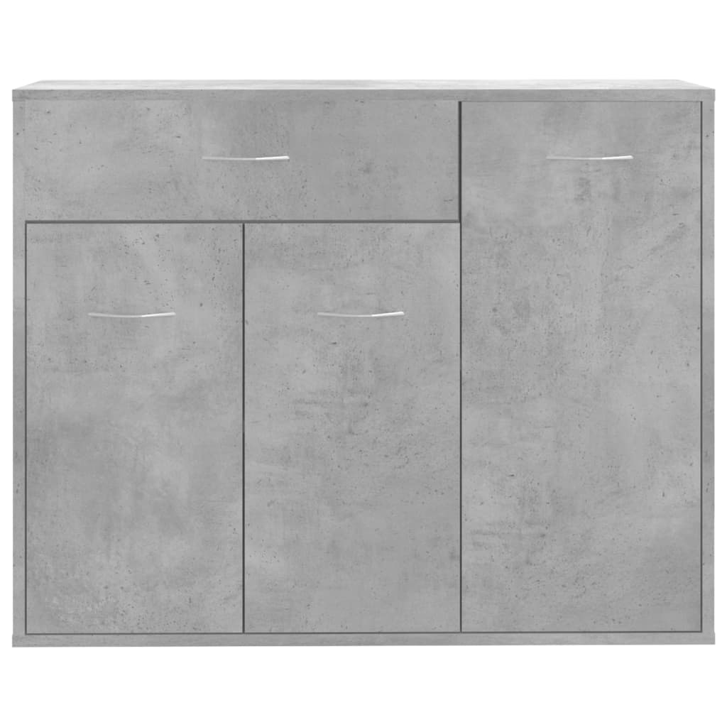 vidaXL Příborník betonově šedý 88 x 30 x 70 cm dřevotříska