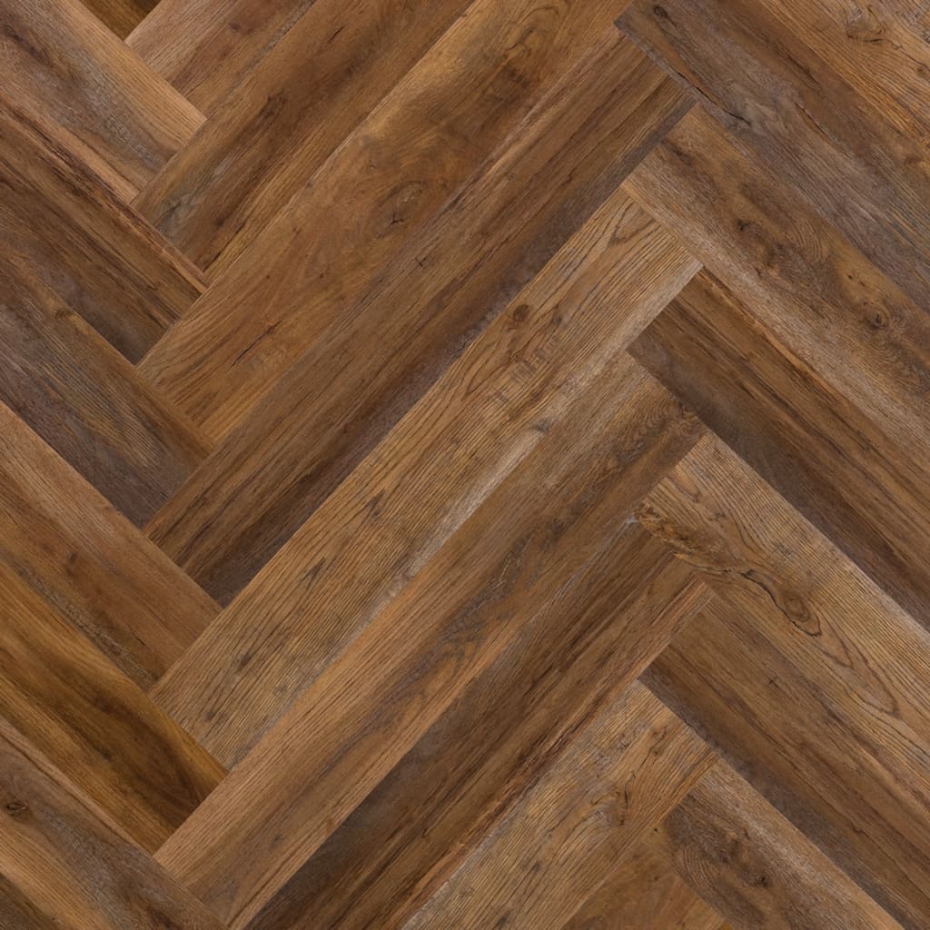 WallArt Nástěnný panel vzhled dřevěných latěk starovenkovský dub hnědý