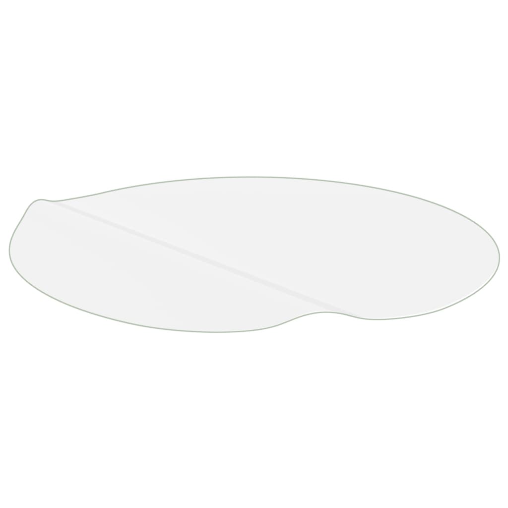 vidaXL Ochranná fólie na stůl matná Ø 70 cm 2 mm PVC