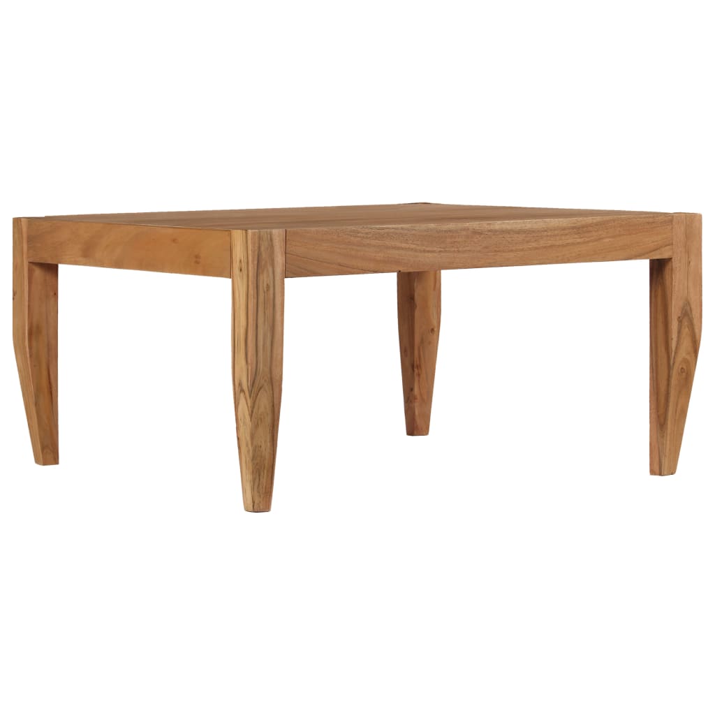 vidaXL Konferenční stolek masivní akáciové dřevo 80 x 80 x 41 cm hnědý