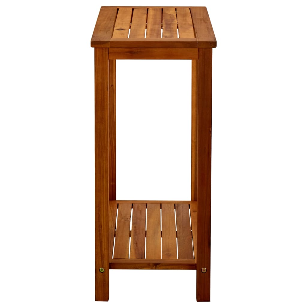 vidaXL Zahradní konzolový stolek 80x35x75 cm masivní akáciové dřevo