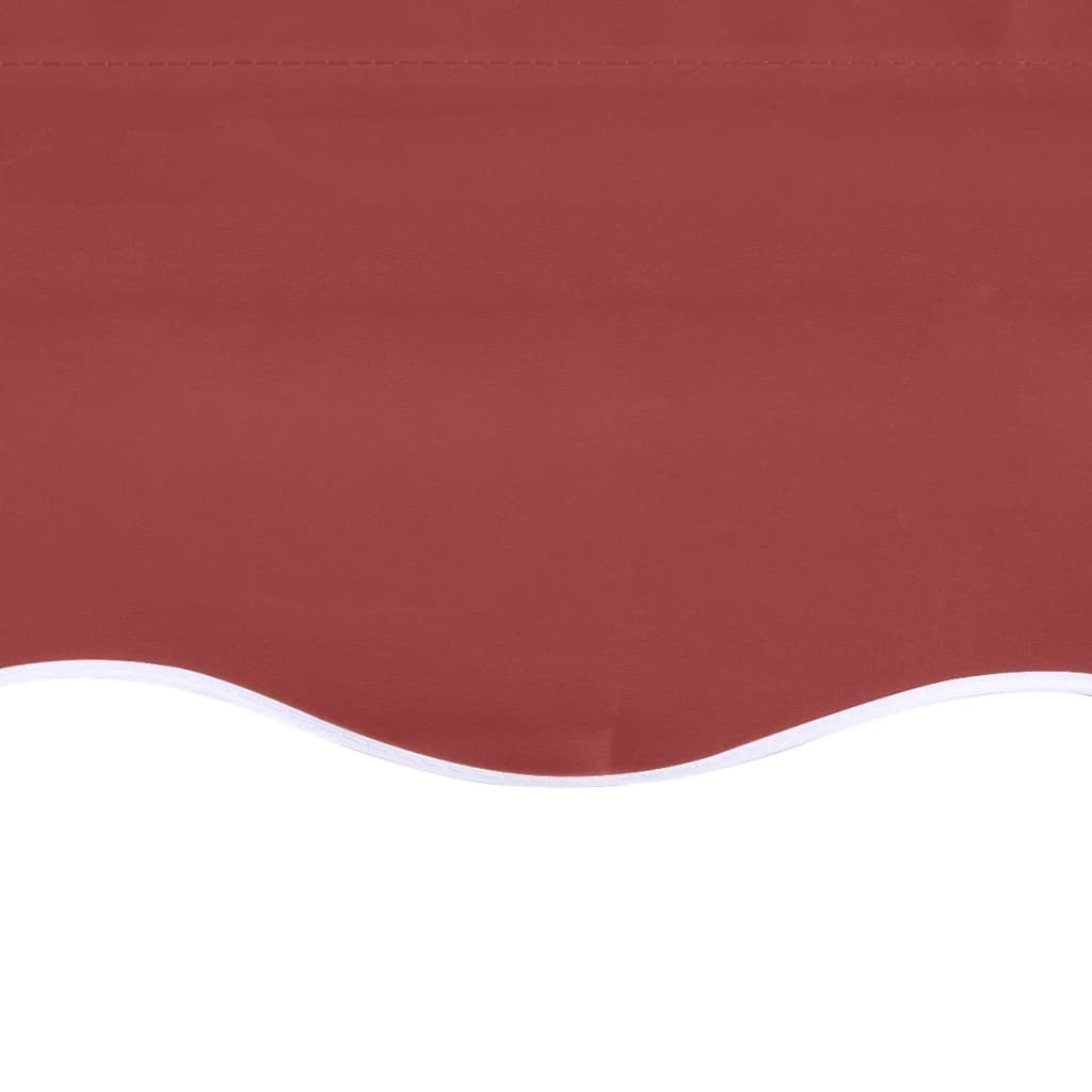 vidaXL Náhradní plachta na markýzu vínově červená 4 x 3,5 m