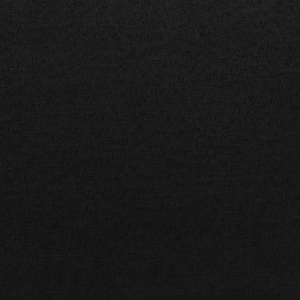vidaXL Dílčí středová pohovka s poduškou textil černá