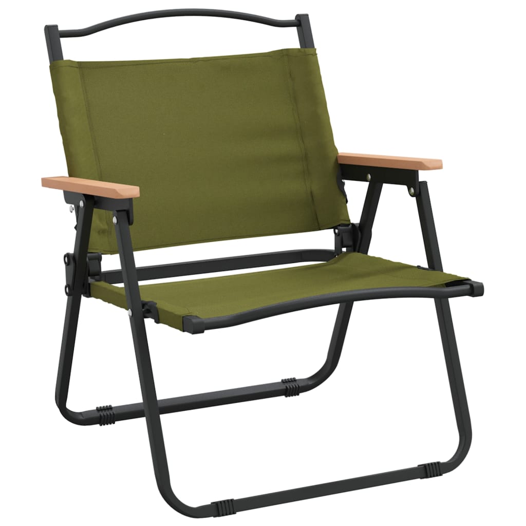 vidaXL Kempingové židle 2 ks zelené 54 x 43 x 59 cm oxfordská látka
