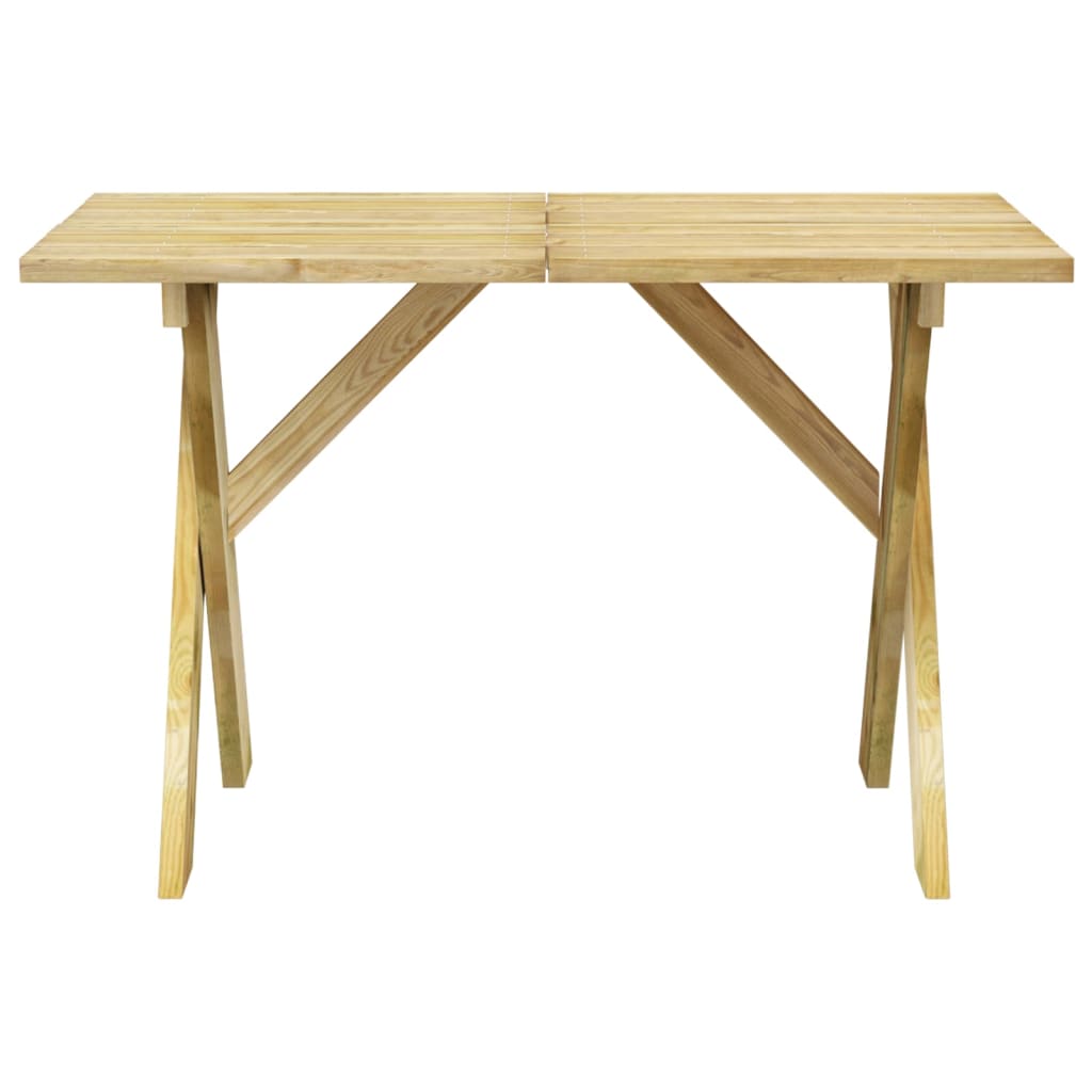 vidaXL Zahradní stůl 110 x 73 x 70 cm impregnované borové dřevo