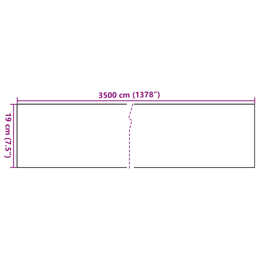 vidaXL Stínící plotové fólie 4 ks PVC 35 x 0,19 m šedé