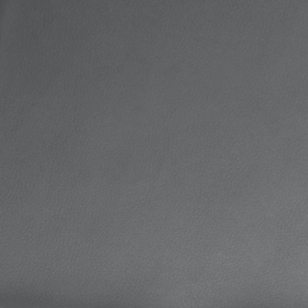 vidaXL Lavice šedá 100 x 75 x 76 cm umělá kůže
