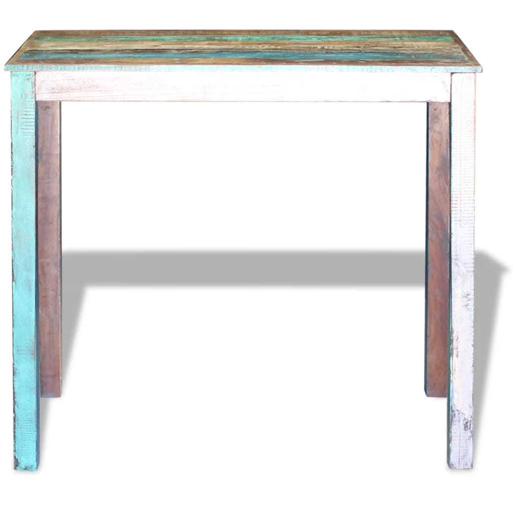 vidaXL Barový stůl masivní recyklované dřevo 115 x 60 x 107 cm