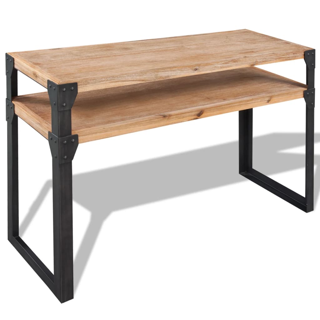 vidaXL Konzolový stolek z masivního akáciového dřeva 120x40x85 cm