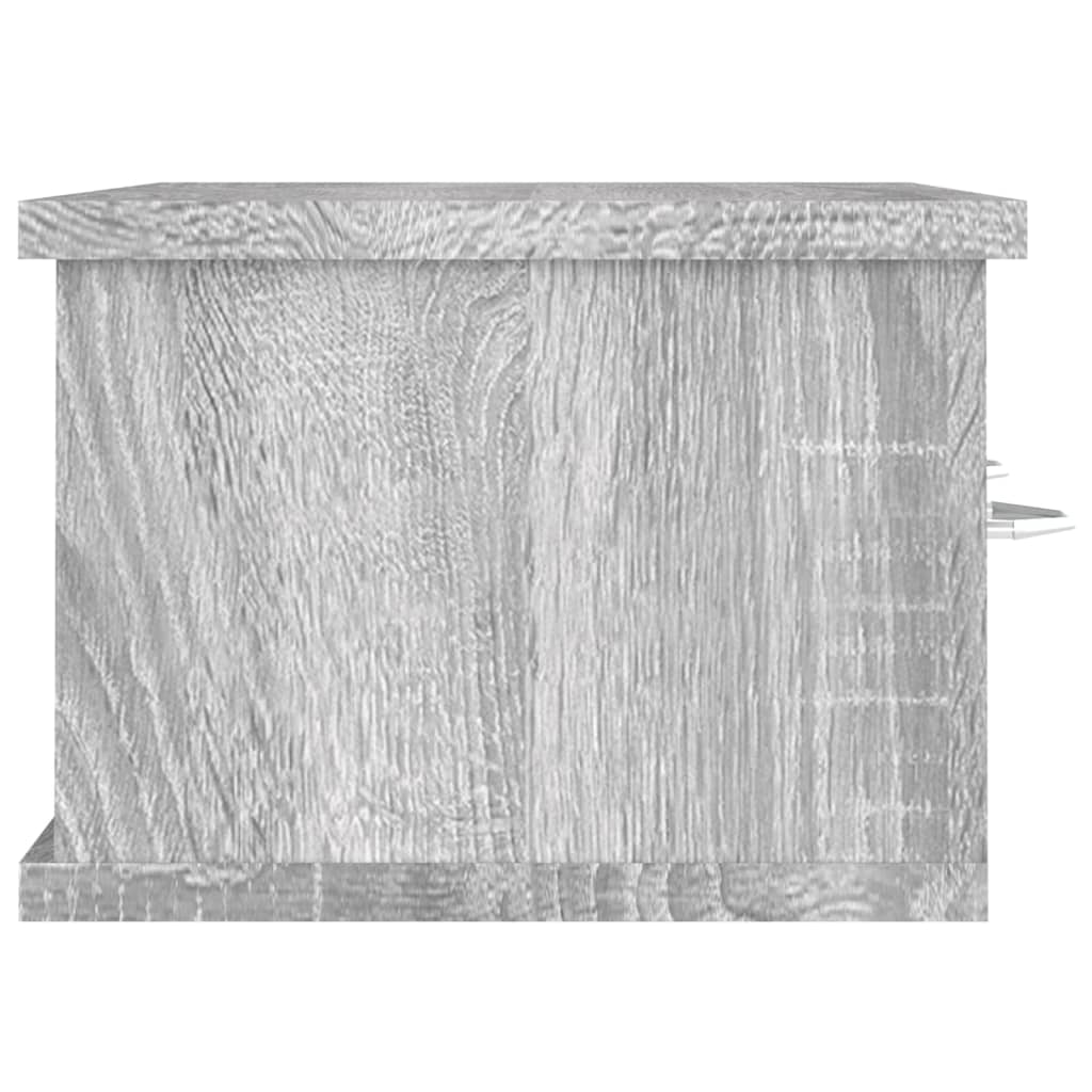 vidaXL Nástěnná skříňka šedá sonoma 60 x 26 x 18,5 cm kompozitní dřevo