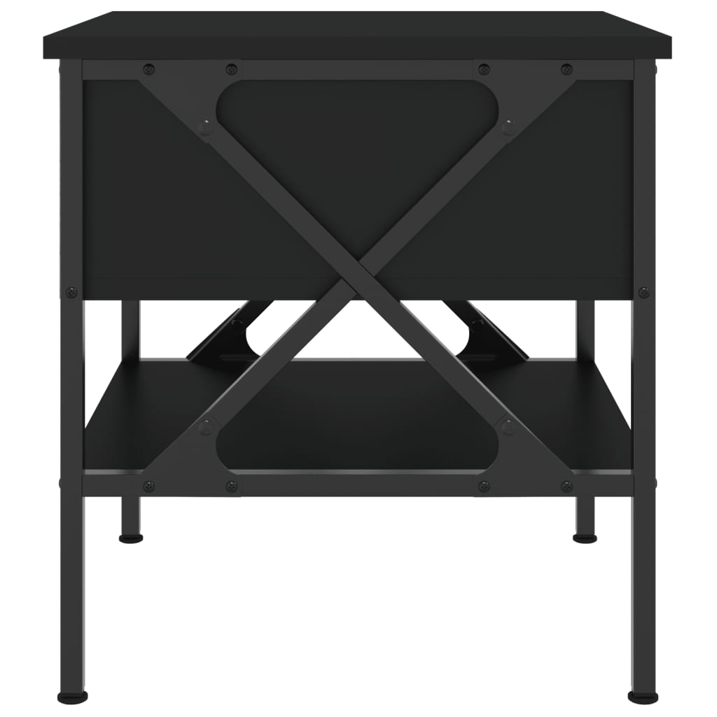 vidaXL Noční stolky 2 ks černé 40 x 42 x 45 cm kompozitní dřevo