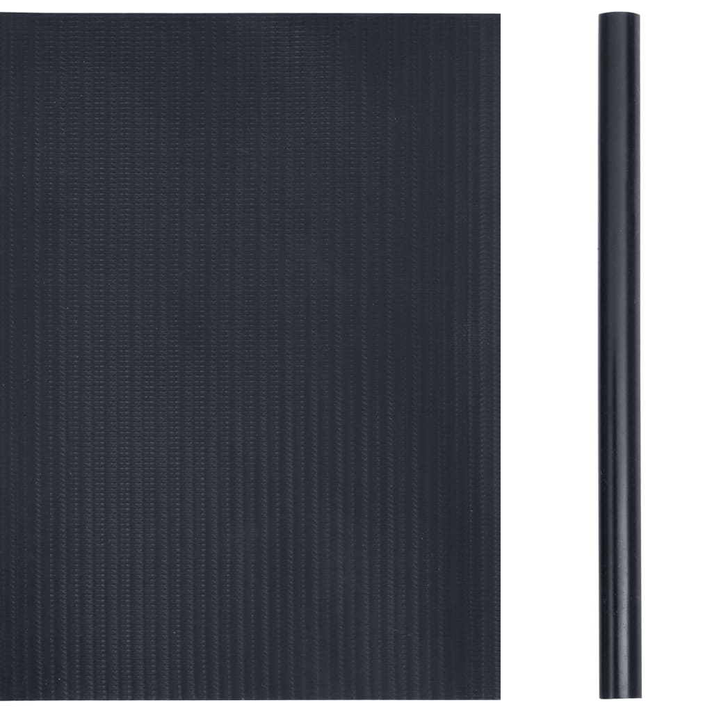 vidaXL Stínící plotová fólie 4 ks PVC 35 x 0,19 m matná tmavě šedá