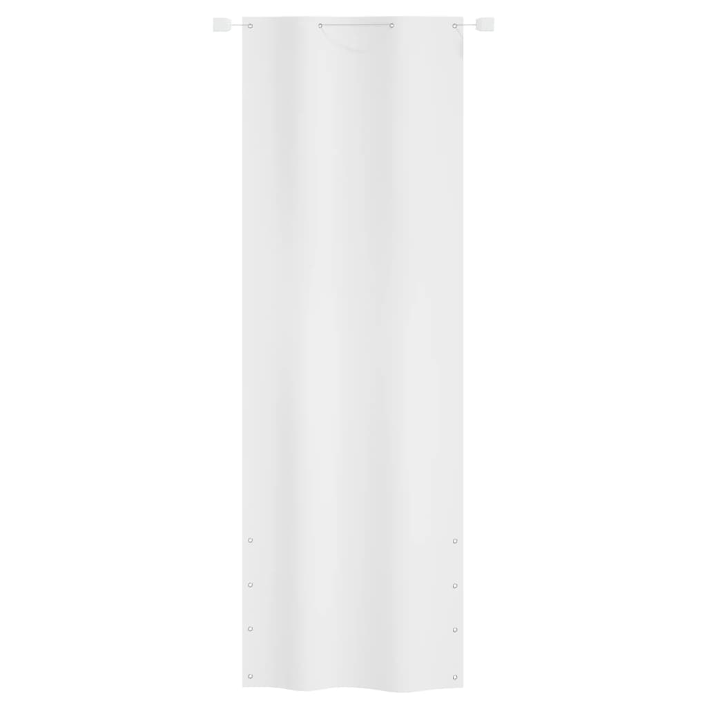 vidaXL Balkonová zástěna bílá 80 x 240 cm oxfordská látka