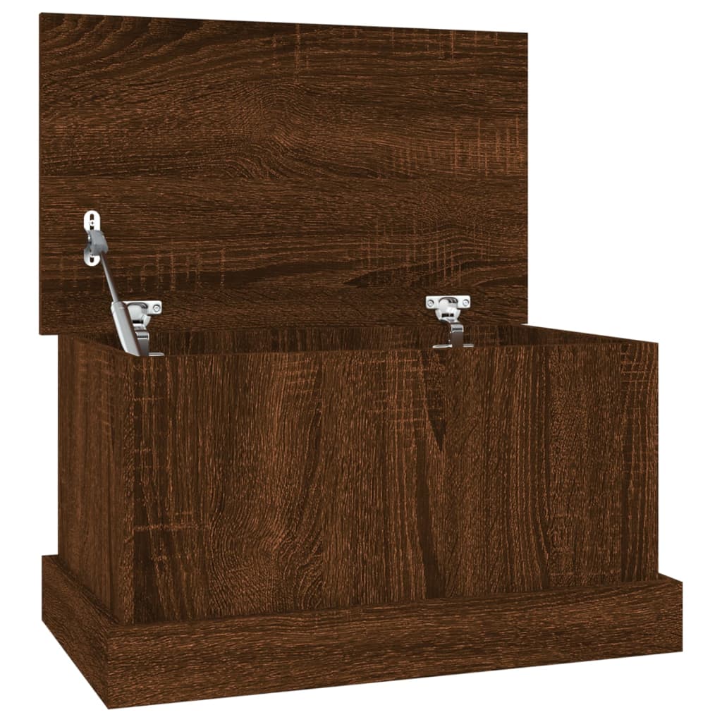 vidaXL Úložný box hnědý dub 50 x 30 x 28 cm kompozitní dřevo