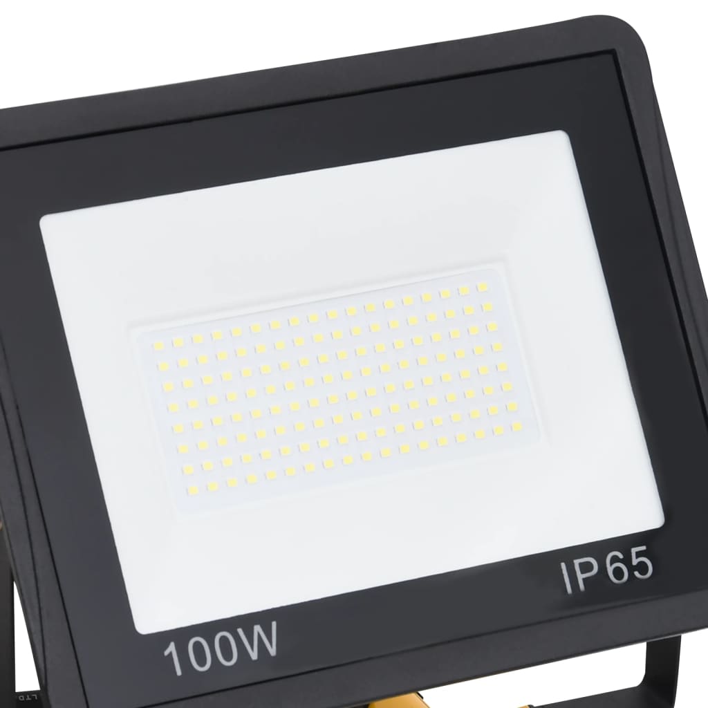 vidaXL LED reflektor s rukojetí 2 x 100 W studené bílé světlo
