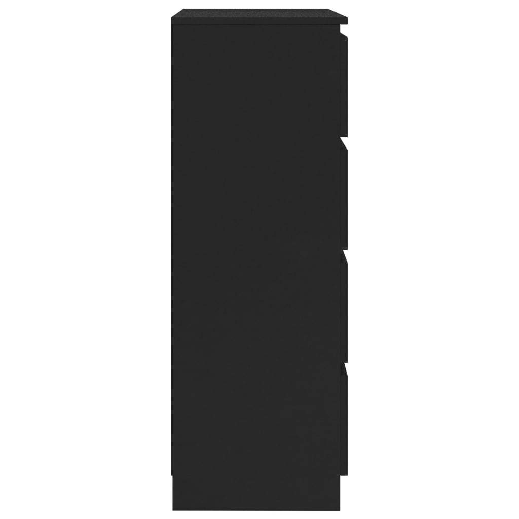 vidaXL Příborník černý 60 x 35 x 98,5 cm kompozitní dřevo