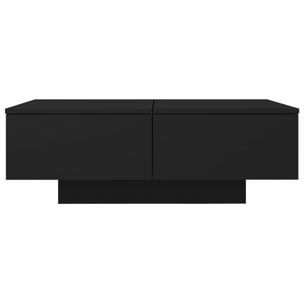 vidaXL Konferenční stolek černý 90 x 60 x 31 cm dřevotříska