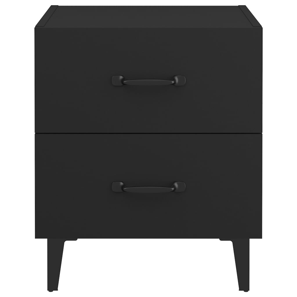 vidaXL Noční stolek černý 40 x 35 x 47,5 cm