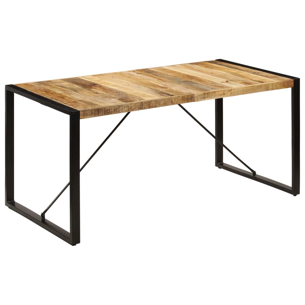 vidaXL Jídelní stůl 160 x 80 x 75 cm masivní mangovníkové dřevo