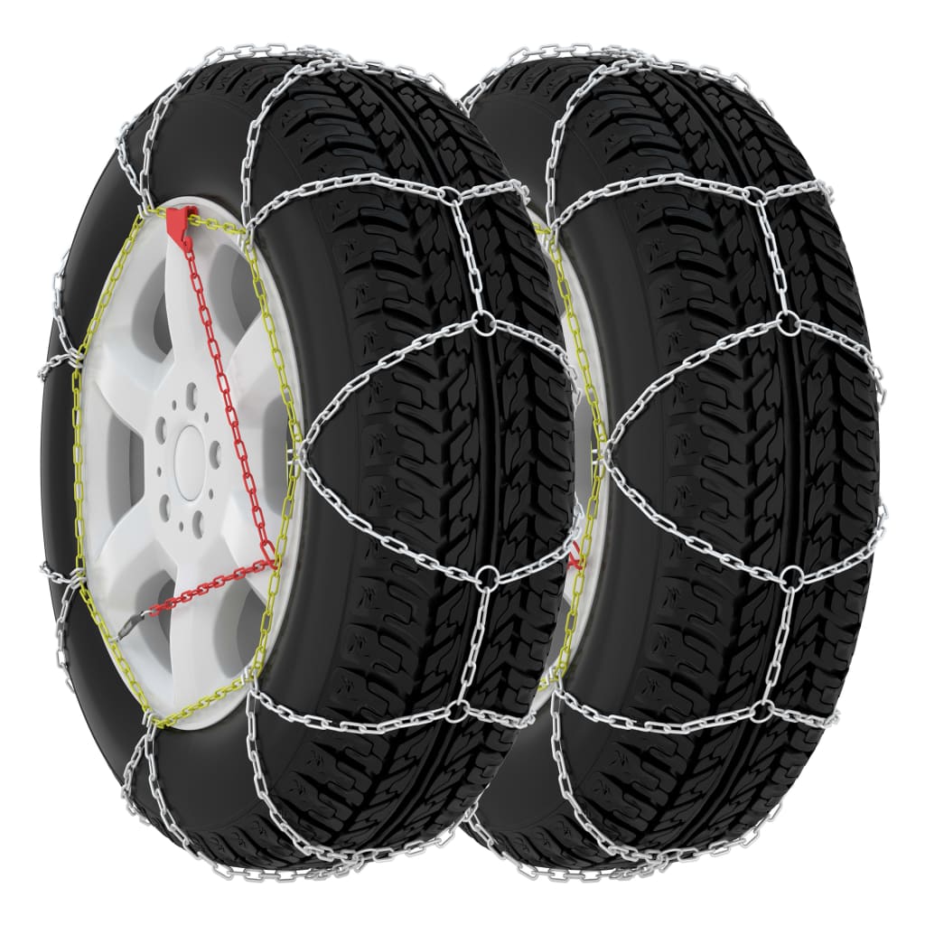 vidaXL Sněhové řetězy na pneumatiky 2 ks 9 mm KN80