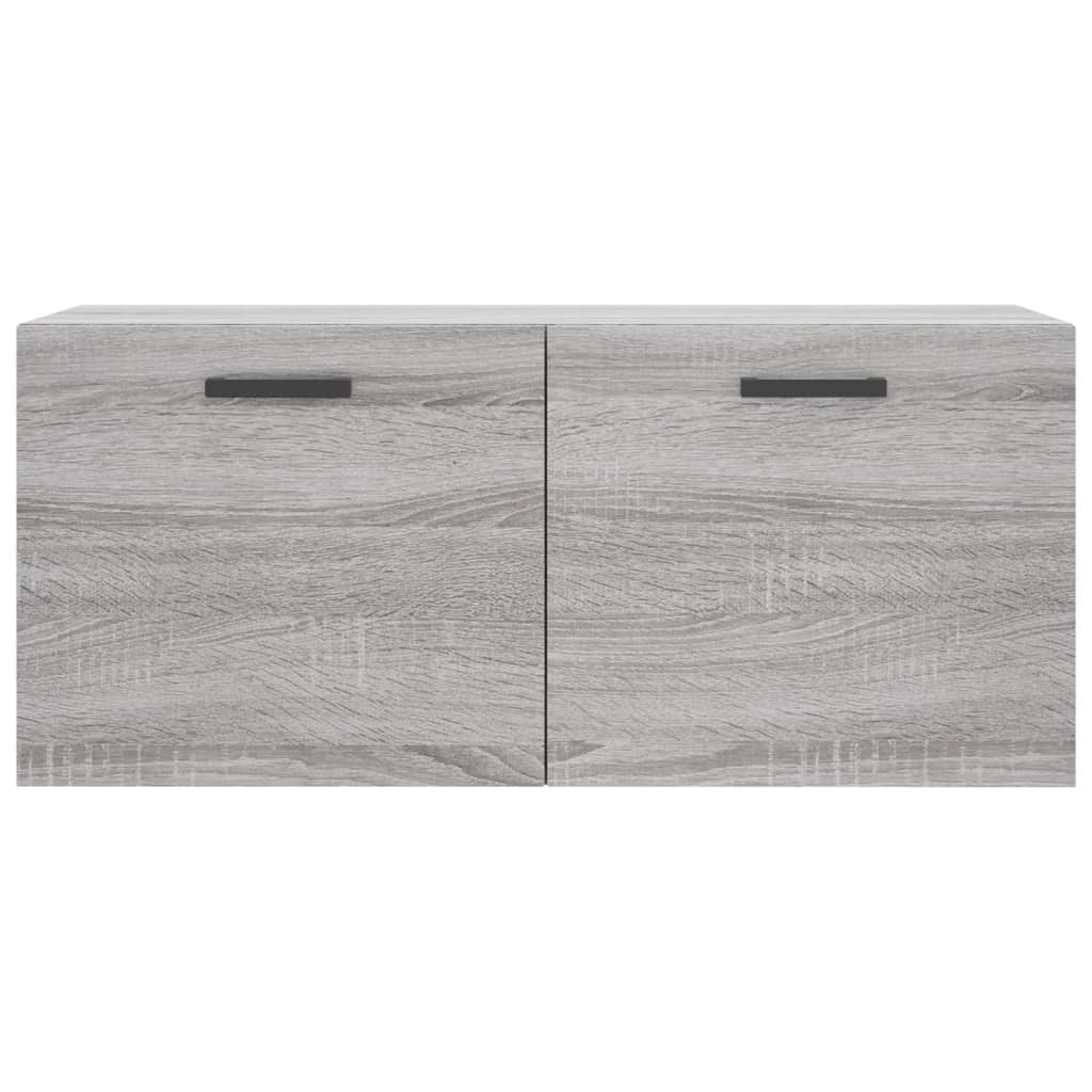 vidaXL Nástěnná skříňka šedá sonoma 80 x 36,5 x 35 cm kompozitní dřevo
