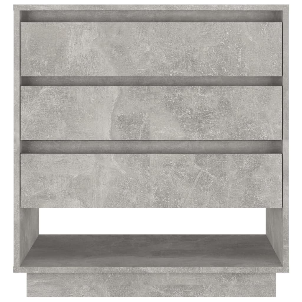 vidaXL Příborník betonově šedý 70 x 41 x 75 cm dřevotříska