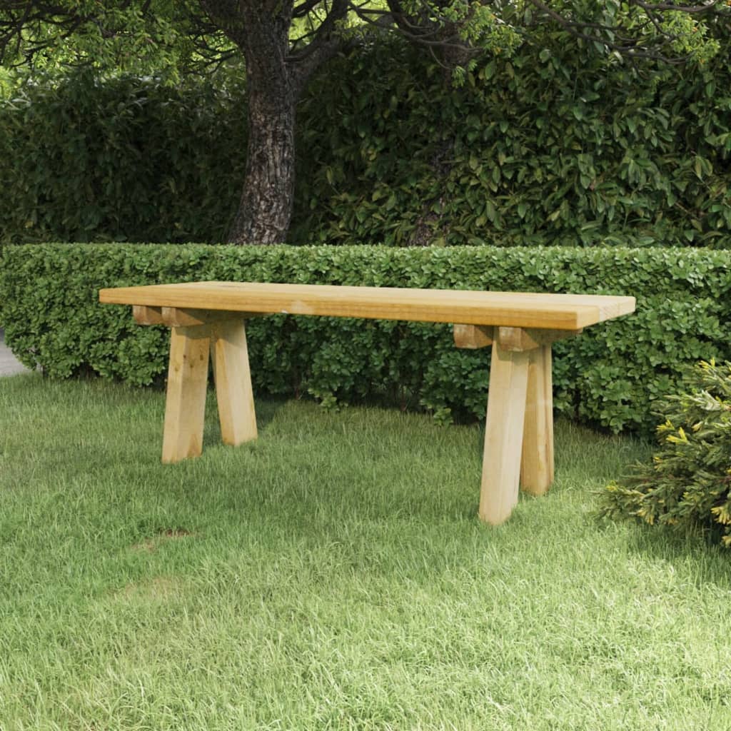 vidaXL Zahradní lavice 110 cm impregnované masivní borové dřevo