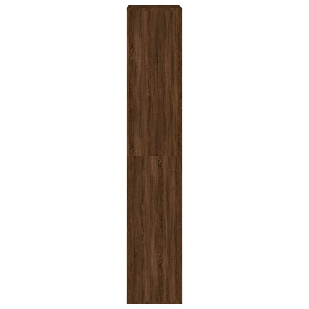 vidaXL Botník hnědý dub 54 x 34 x 183 cm kompozitní dřevo