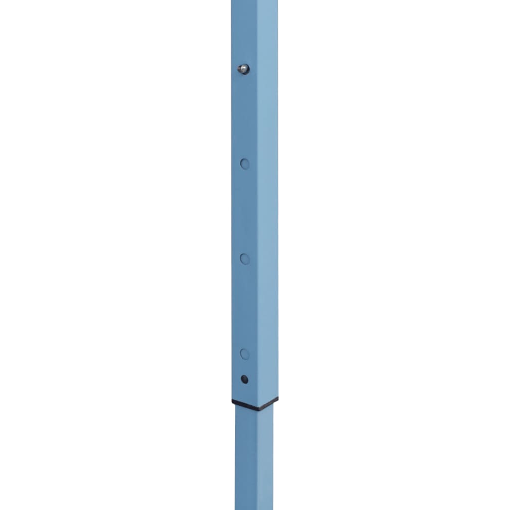 vidaXL Skládací altán se 2 bočnicemi 5 x 5 m modrý