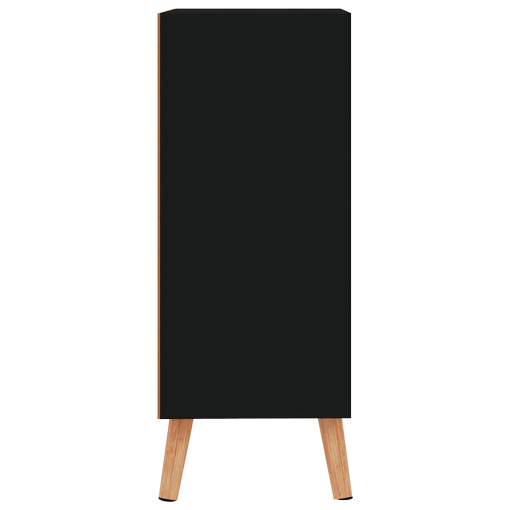 vidaXL Příborník černý 60 x 30 x 72 cm kompozitní dřevo