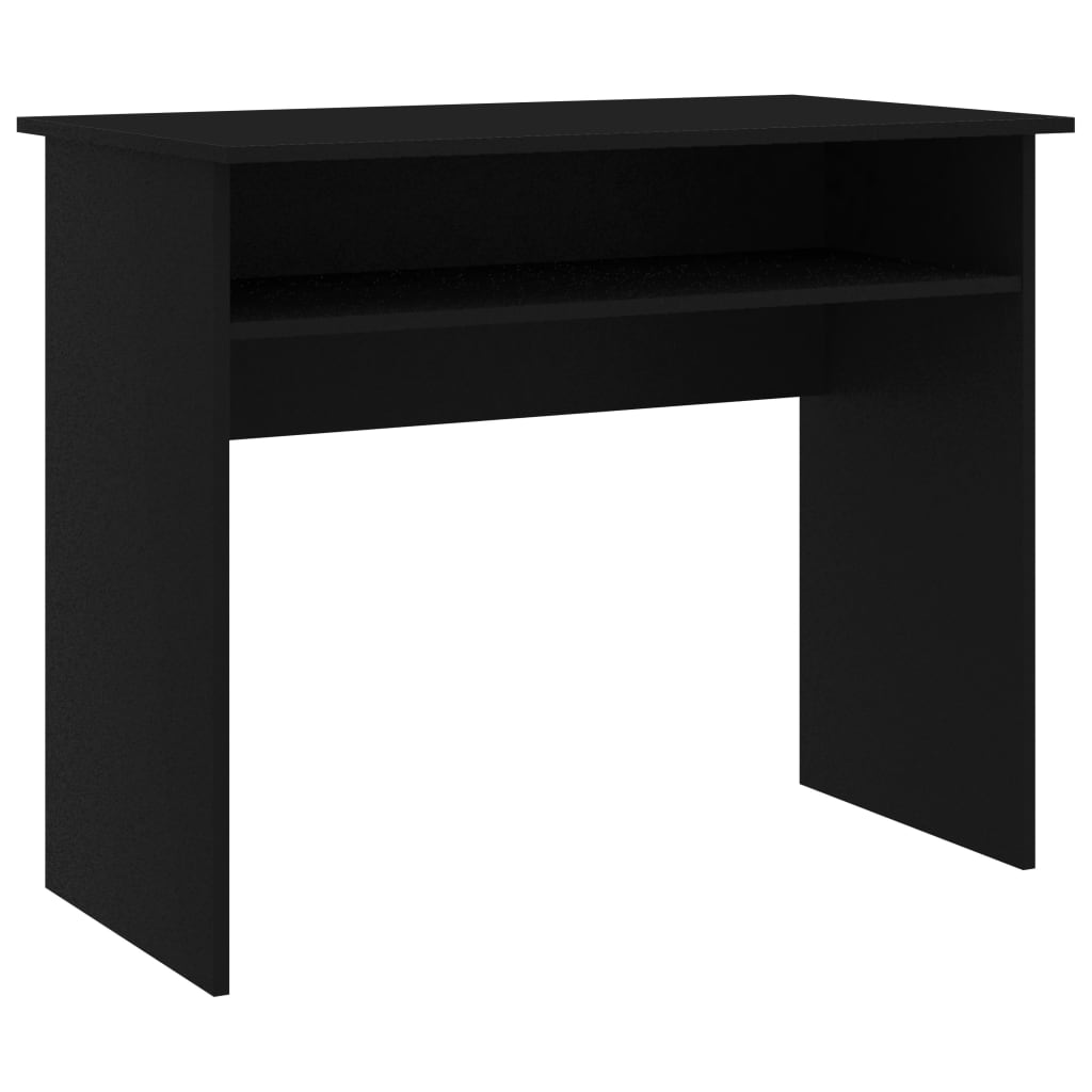 vidaXL Psací stůl černý 90 x 50 x 74 cm dřevotříska