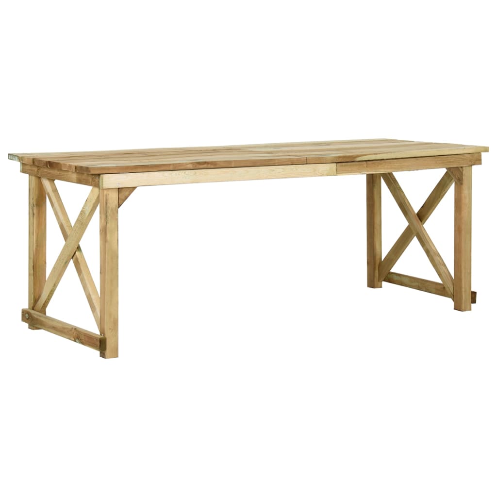 vidaXL Zahradní stůl 200 x 79 x 75 cm impregnované borové dřevo