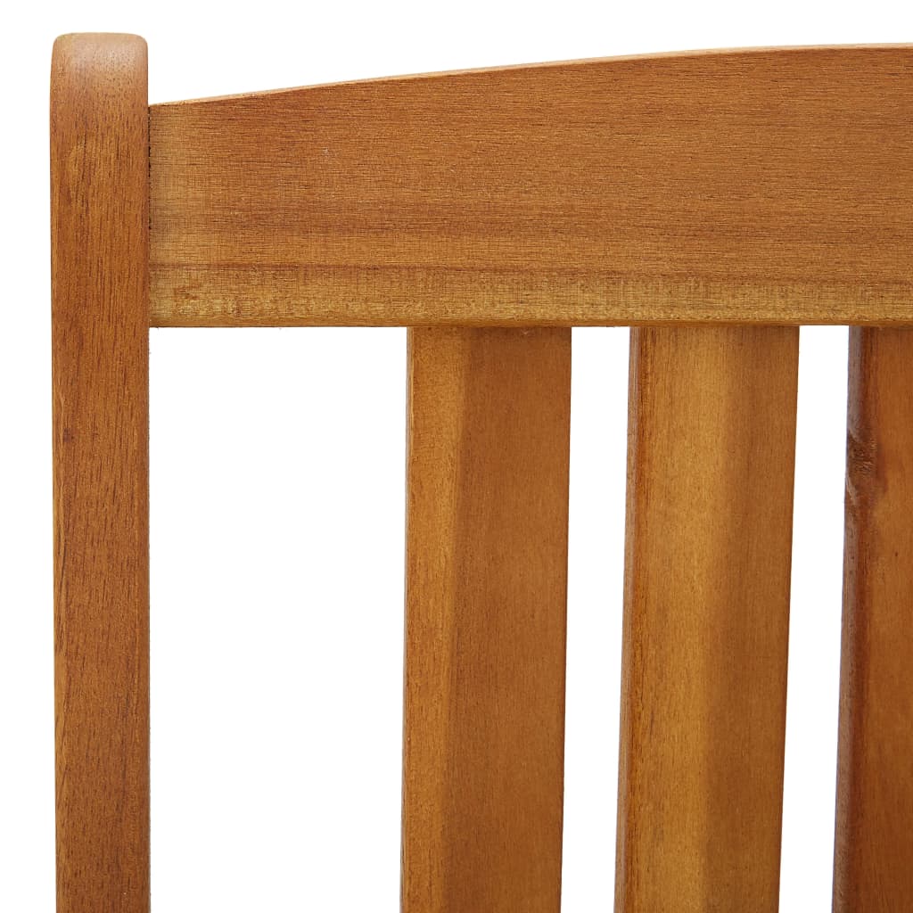 vidaXL Zahradní židle s poduškami 2 ks masivní akáciové dřevo