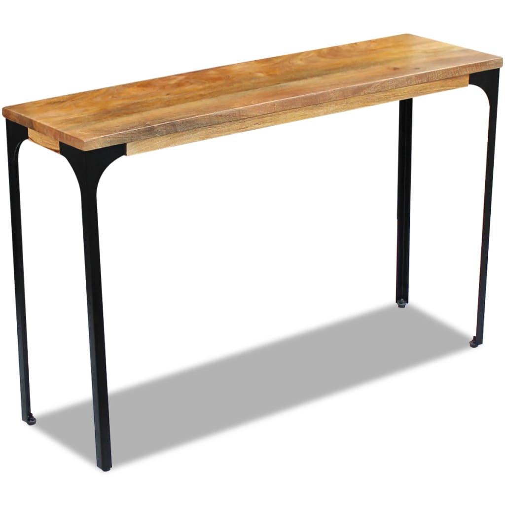 vidaXL Konzolový stolek, masivní mangovníkové dřevo 120x35x76 cm