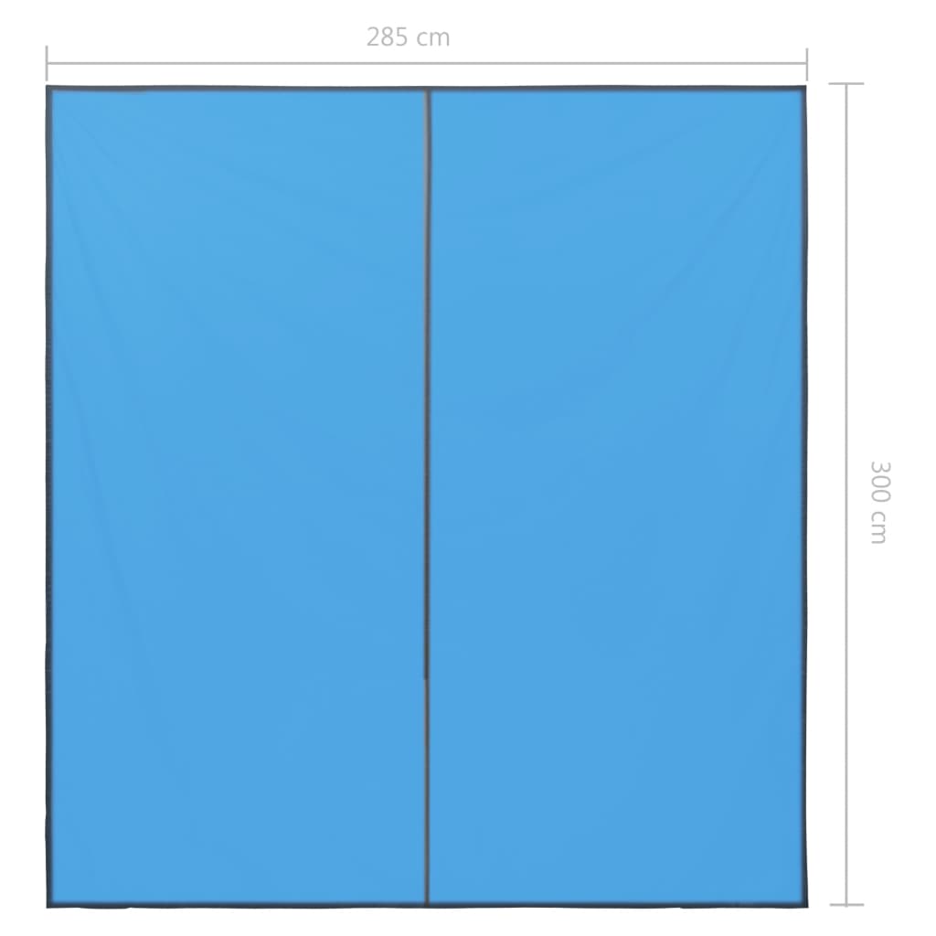 vidaXL Kempingová plachta 3 x 2,85 m modrá