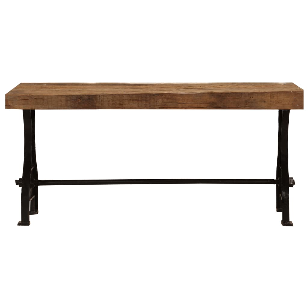 vidaXL Konferenční stolek masivní pražcové dřevo 100 x 60 x 40 cm