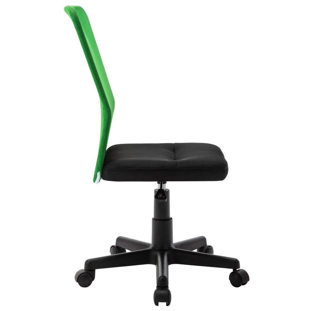 vidaXL Kancelářská židle černá a zelená 44x52x100 cm síťovina textil