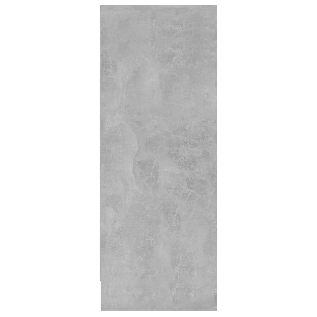 vidaXL Botník betonově šedý 60 x 35 x 92 cm dřevotříska