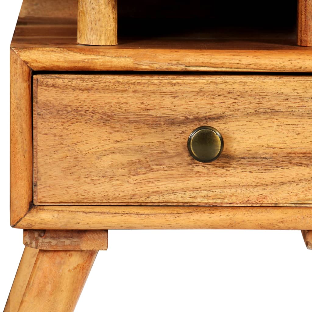 vidaXL Noční stolek z masivního akáciového dřeva 45 x 35 x 45 cm