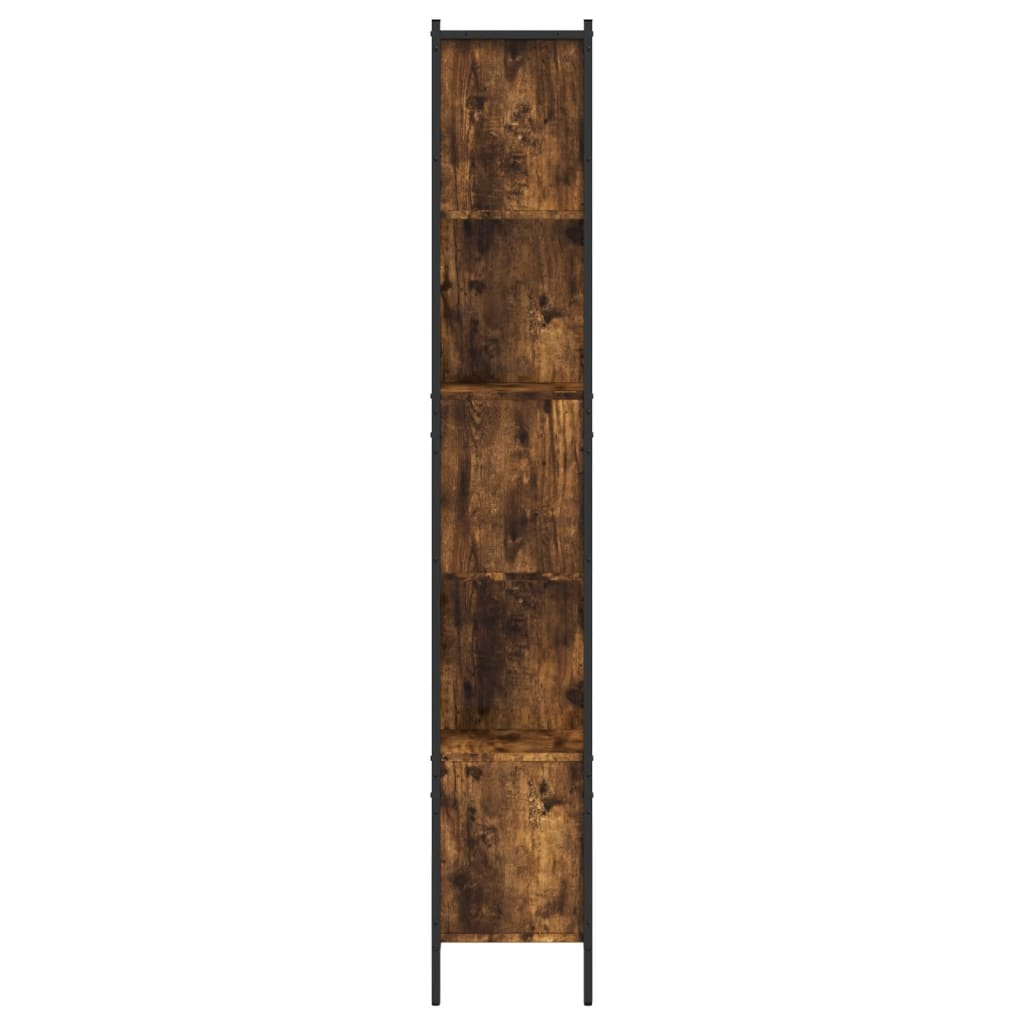 vidaXL Knihovna kouřový dub 102 x 28 x 172 cm kompozitní dřevo