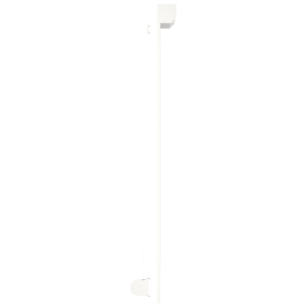 vidaXL Předokenní roleta hliníková 110 x 220 cm bílá