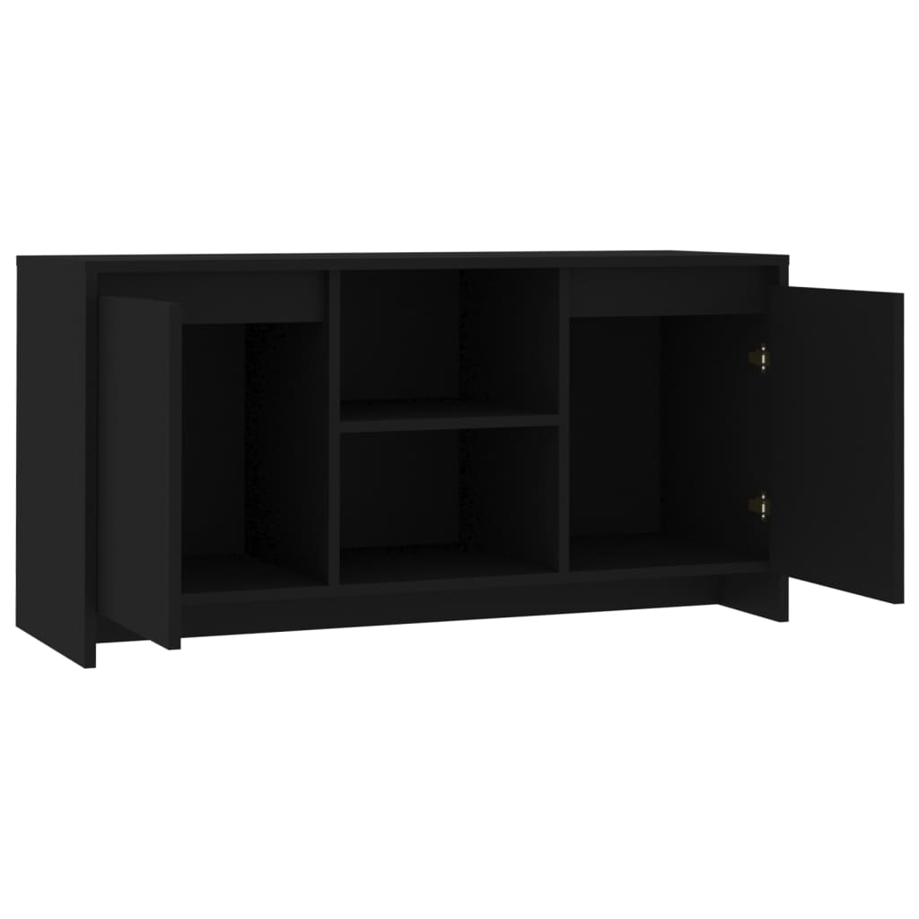vidaXL TV skříňka černá 102 x 37,5 x 52,5 cm kompozitní dřevo