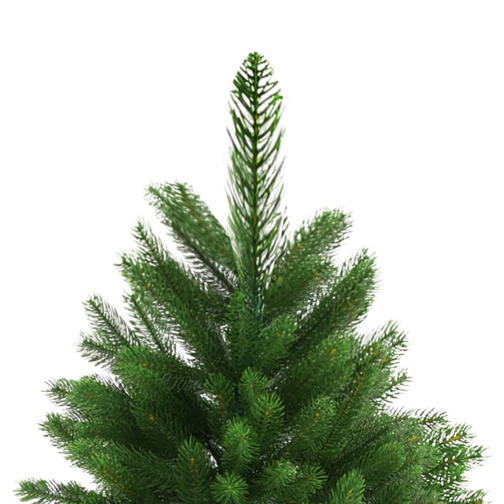 vidaXL Umělý vánoční stromek s LED diody 240 cm zelený