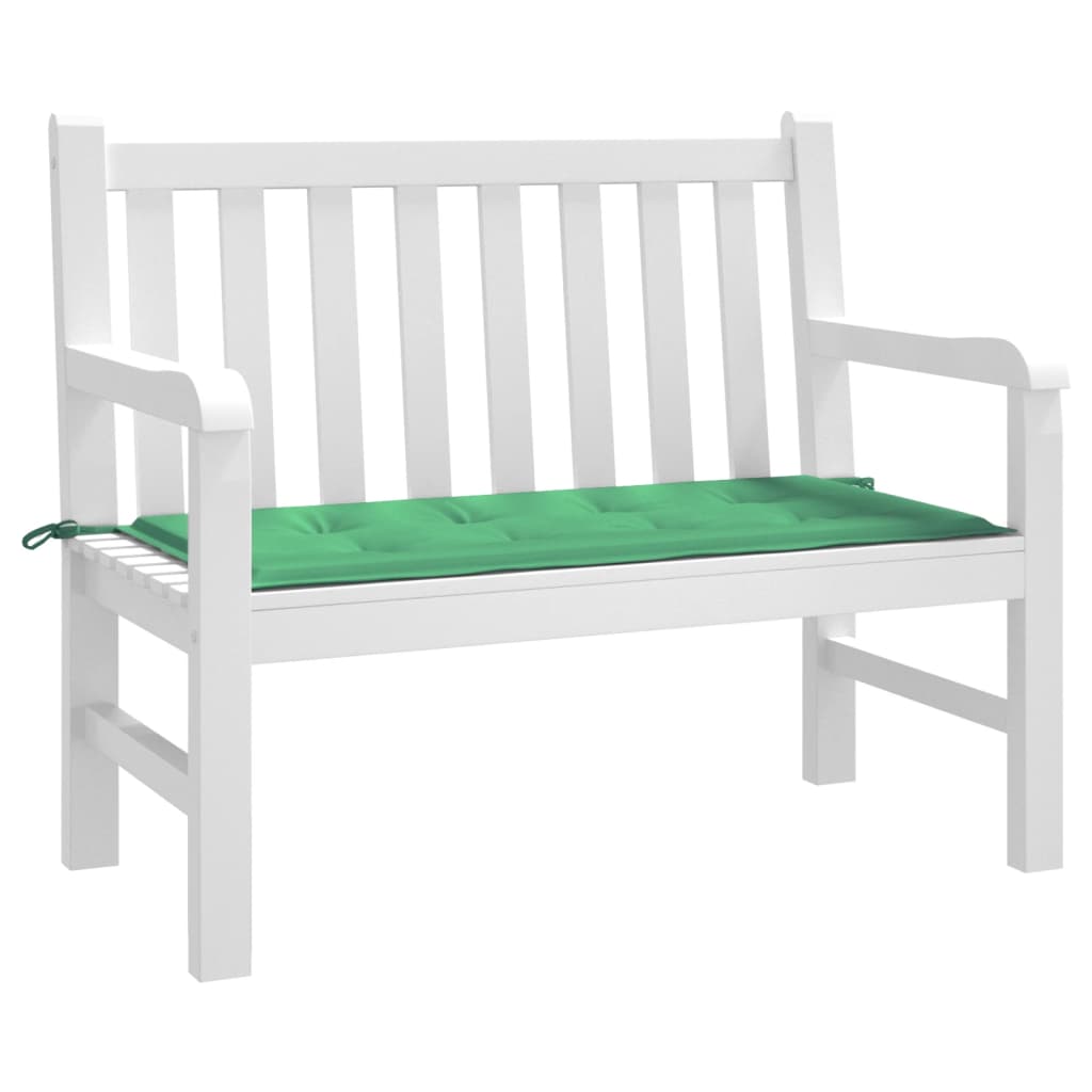 vidaXL Poduška na zahradní lavici zelená 120x50x3 cm oxfordská látka