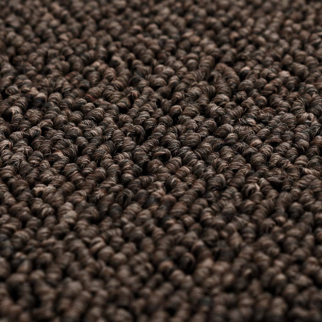 vidaXL Všívaný koberec 80 x 150 cm hnědý