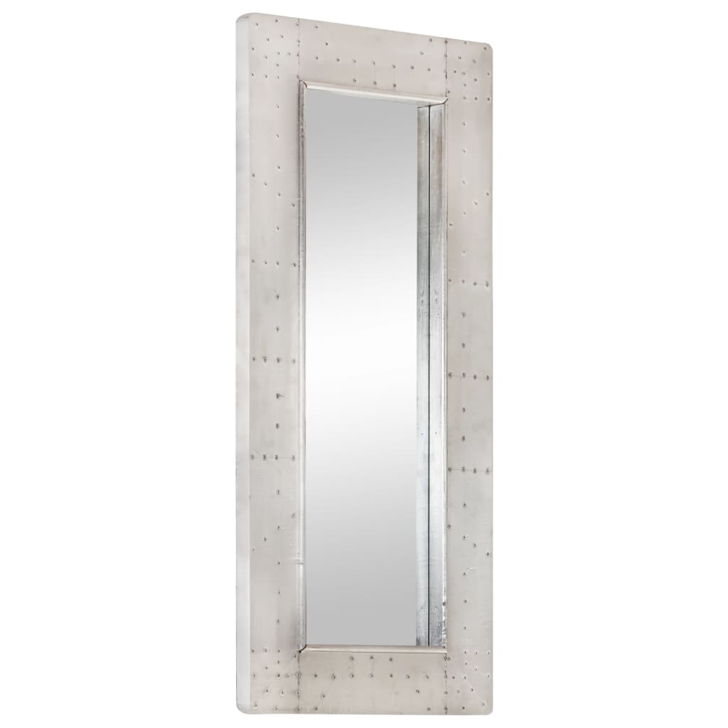 vidaXL Zrcadlo s kovovým rámem 110 x 50 cm kov